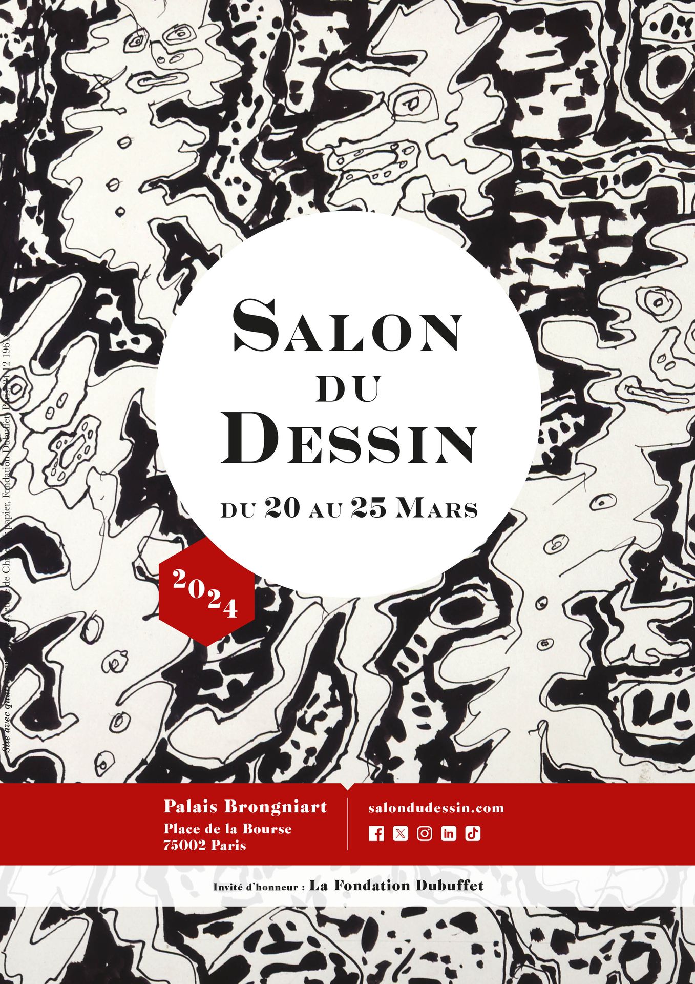 Jean Dubuffet sur papier Fondation Dubuffet, invitée d'honneur du Salon du dessin 2024